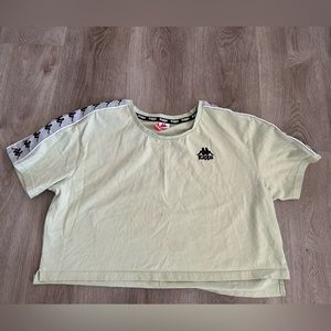 Kappa Womens Cropped Shirt Size Large